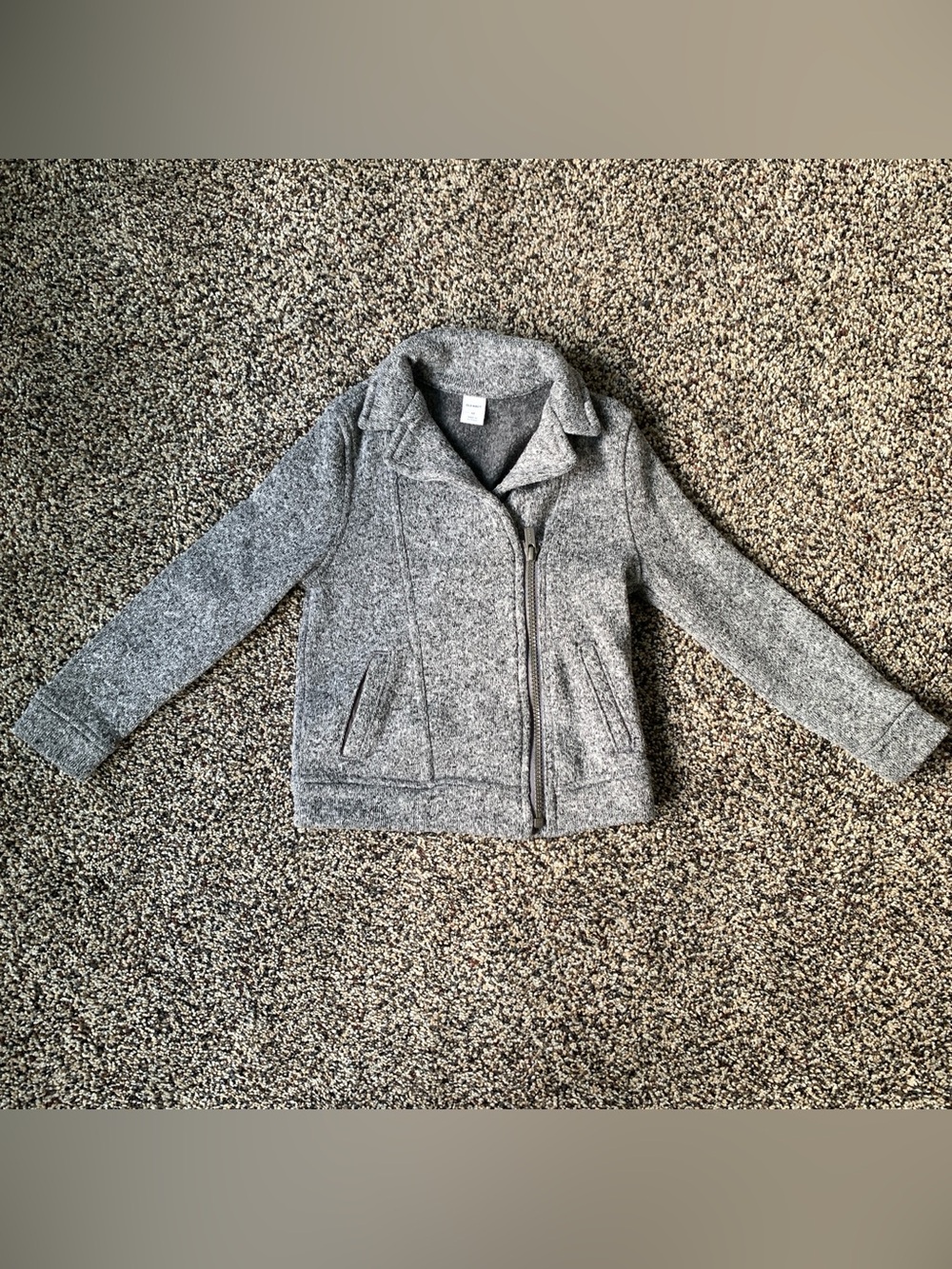 Girls size 5t Gray Old Navy Zip Up Coat